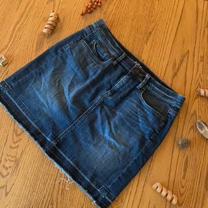 Loft jean skirt